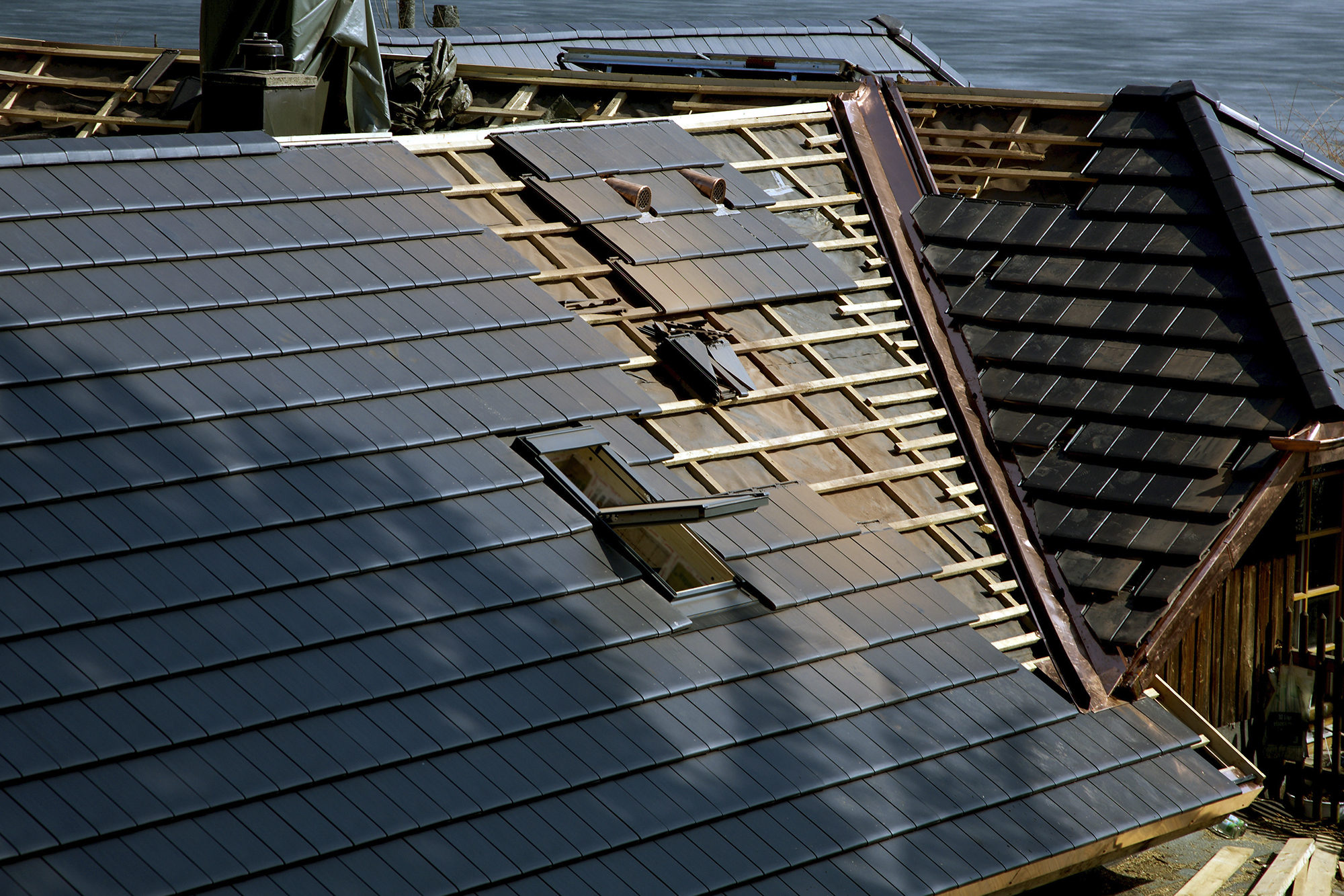 Slate roof replacement Slate roof replacement